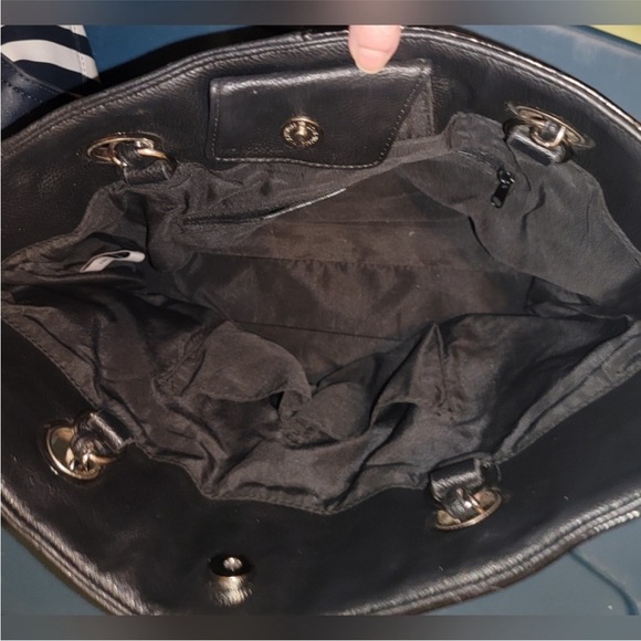 Nine West Black Quilted Tote Bag - Picture 3 of 3